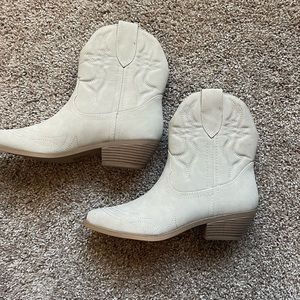 TAUPE WESTERN BOOTIE BRAND NEW